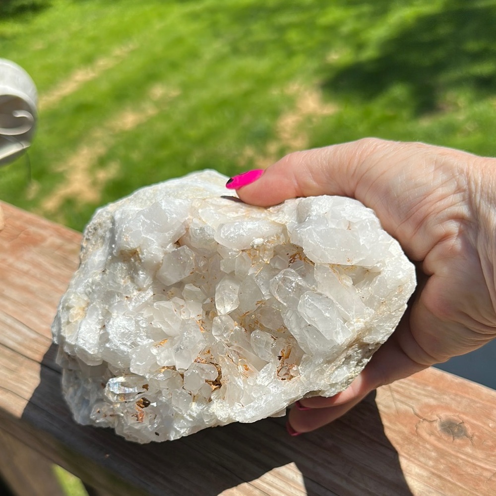 Natural Quartz Crystal Cluster hand dug by me! Weighs 8# - Picture 2 of 7